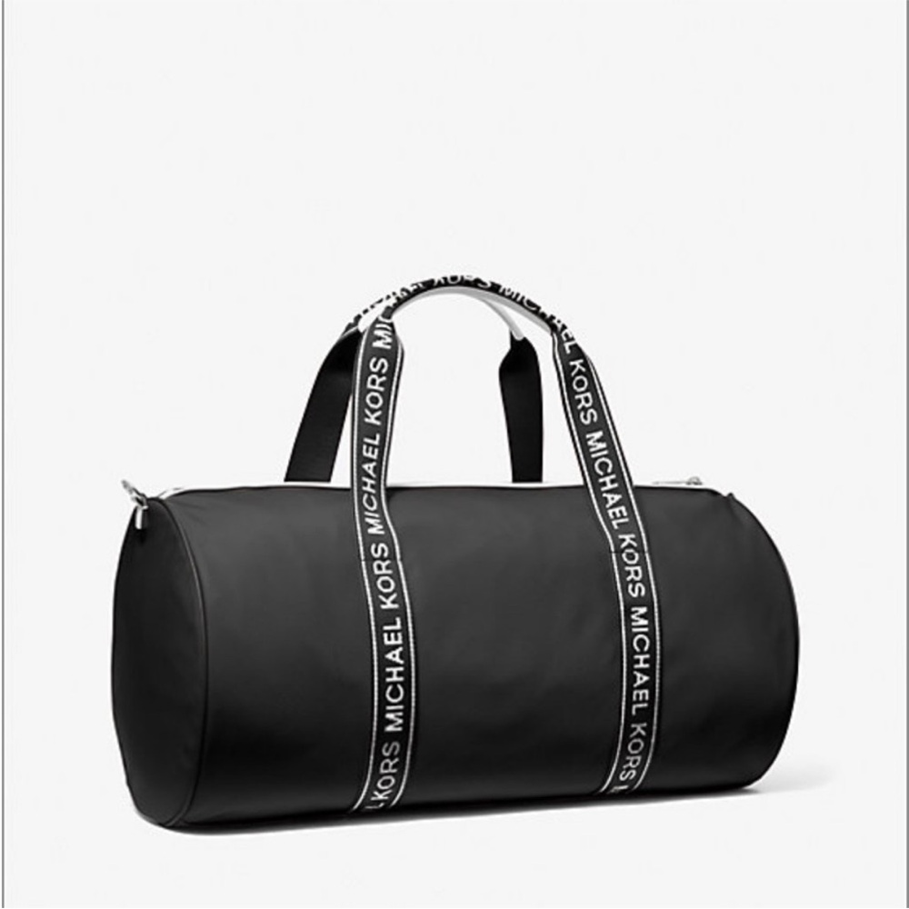 Michael Kors Jet Set Large Nylon Duffel Travel Gym Bag - Picture 4 of 5